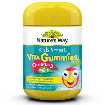 compare product NATURES WAY KidS VitaG Omega3+M 110s