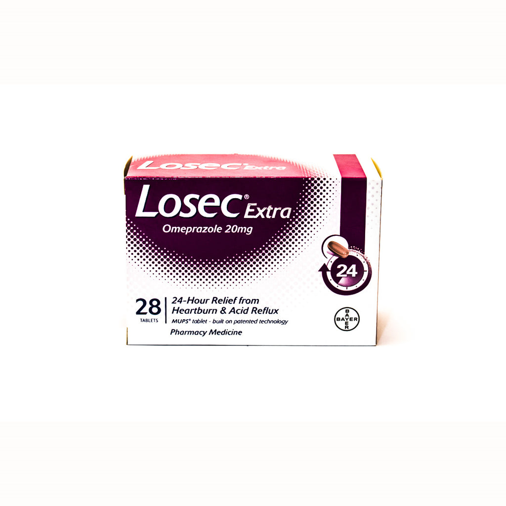 LOSEC Extra Tabs 20mg 28s