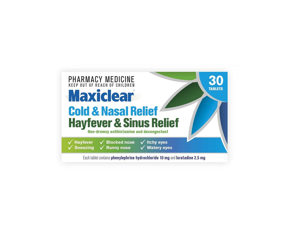 MAXICLEAR Cold & Nasal H/F&Sinus 30s