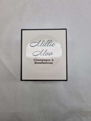 Millie Moo Champagne & Strawberries Candle