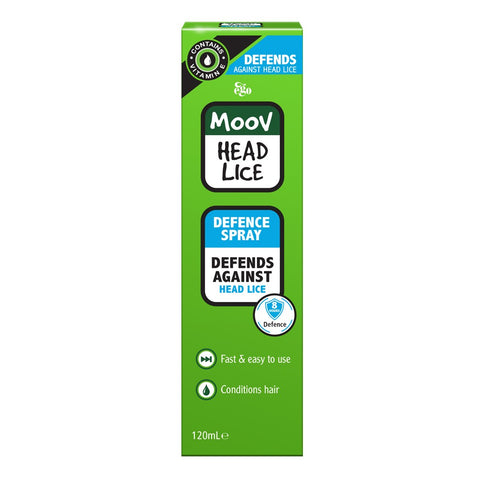 Moov Headlice Defence Spray 120ml