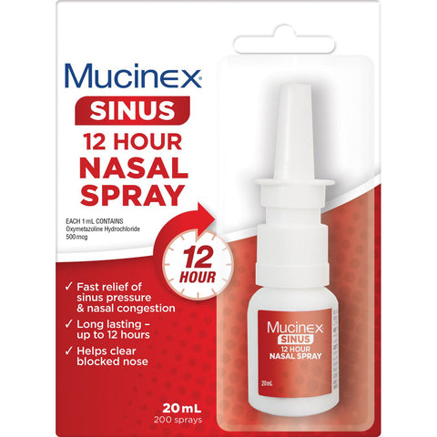 MUCINEX Sinus 12Hr Nasal Spr. 20ml