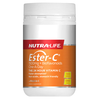 compare product NL Ester C 1500mg+Bio 1-a-day 100tb