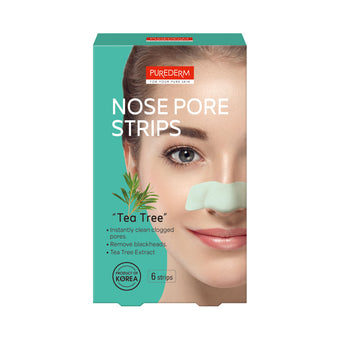 compare product Purederm Nose Pore Strips Tea Tree 6 Strips