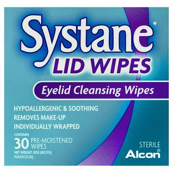 compare product SYSTANE Lid Wipes 30 Sachets