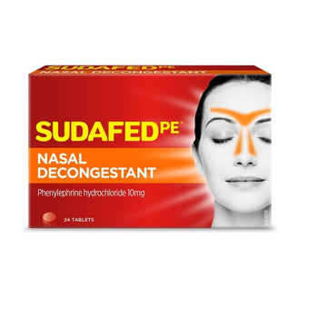 compare product SUDAFED PE Nasal Decong Tab 10mg 24s