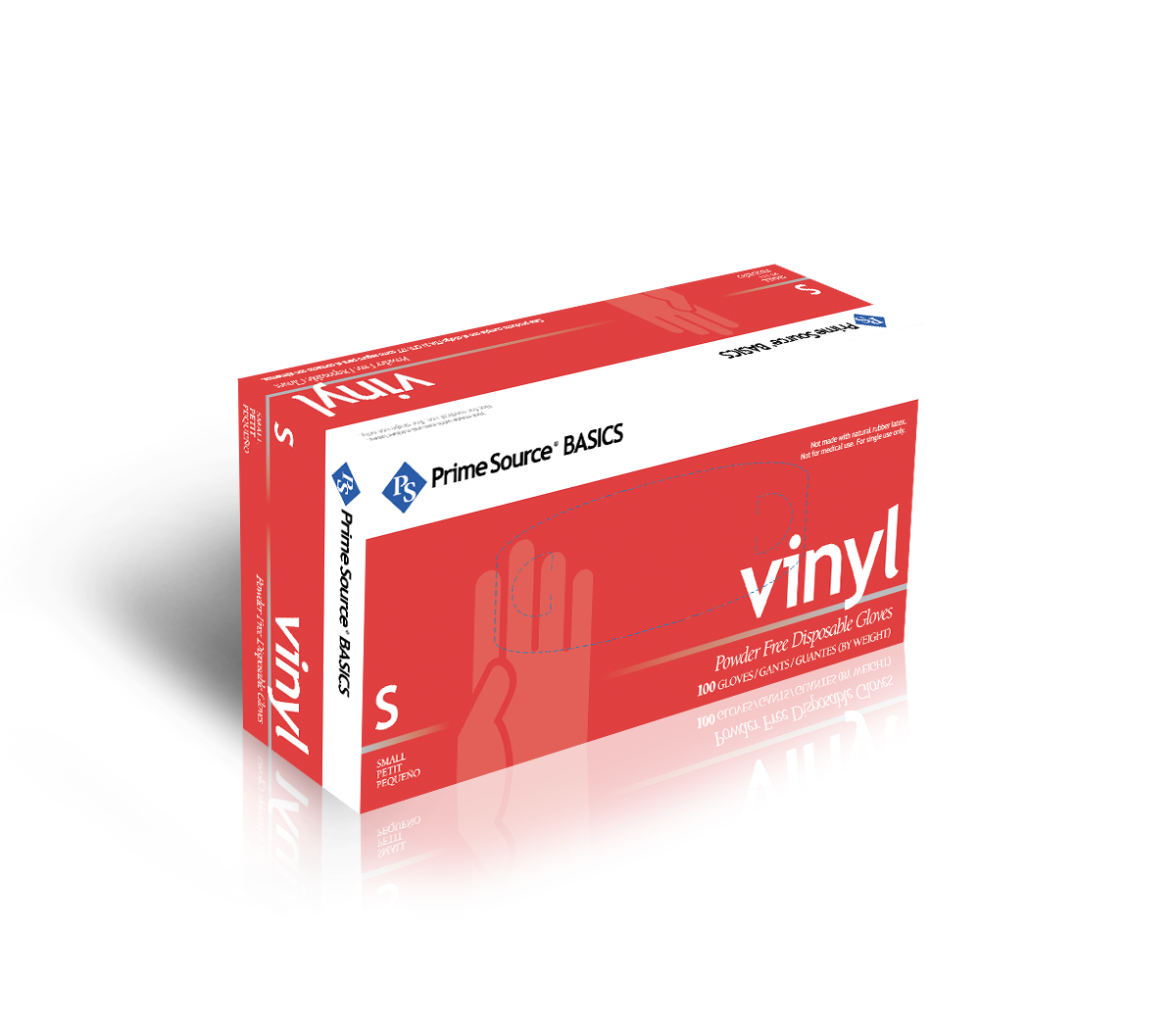 Primesource P/free vinyl Small gloves box 100