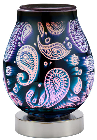 LED 3D Warmer Paisley
