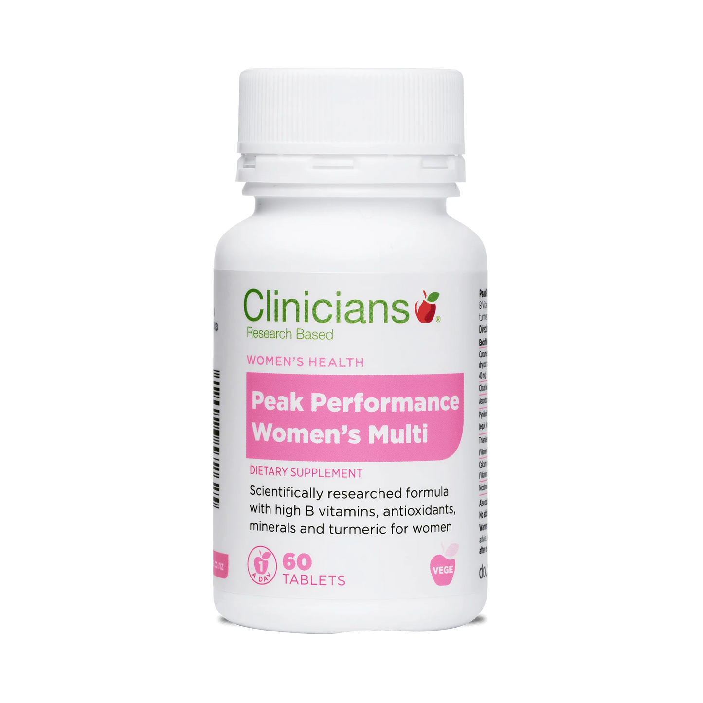 CLINIC. Wmn Multi Peak Perf Tabs 60s