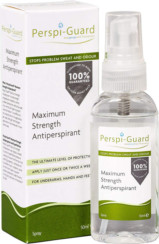 Perspi-Guard maximum strength antiperspirant spray 30ml for hyperhidrosis - Invercargill Pharmacy