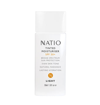 compare product NATIO Tinted Moist SPF50 Light