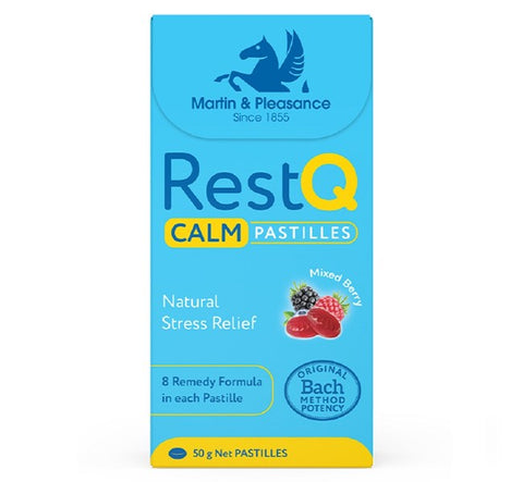 Martin & Pleasance Rest & Quiet Calm Pastilles 50g Mixed Berry