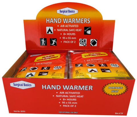 SB703 Hand Warmer 95x55mm 2pk