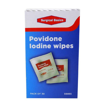 compare product SB Povidone Iodine Wipes 30pk SB885
