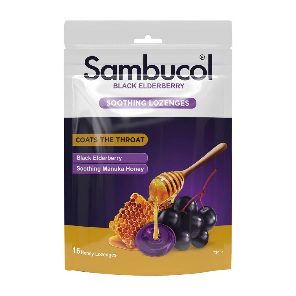 Sambucol Soothing Honey Lozenges 16 Pack