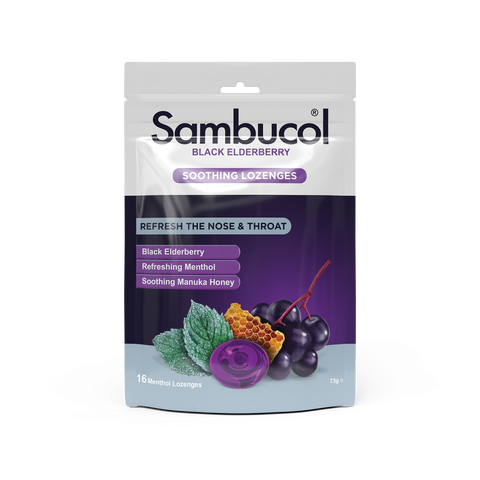 Sambucol Lozenges Nose & Throat 16 Pack