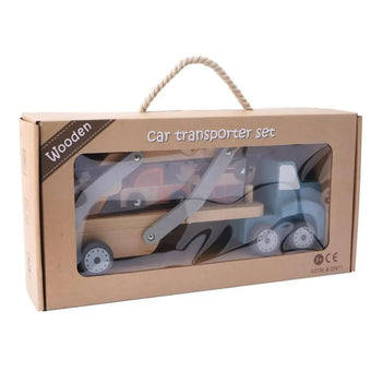 compare product little tribe Wooden Car T/Porter Playset 4560