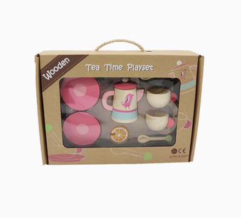 compare product Little Tribe Wooden Tea Playset