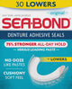 Seabond original denture adhesive wafers lowers 30 pack - Invercargill Pharmacy