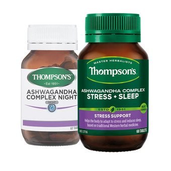 compare product Thompson's Ashwagandha Complex Stress+Sleep / Night 60tabs