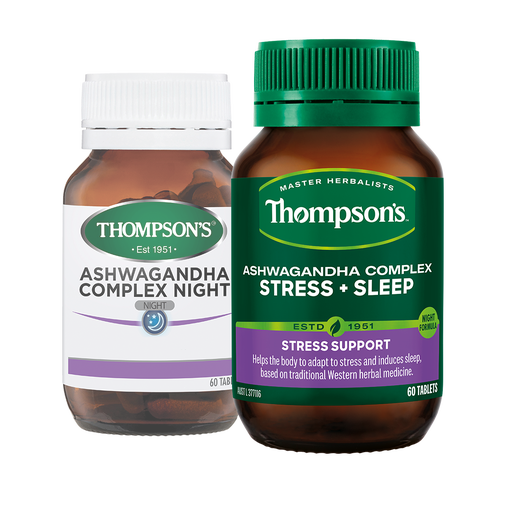 Thompson's Ashwagandha Complex Stress+Sleep / Night 60tabs