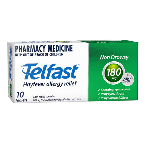 TELFAST Tablets 180mg 10s
