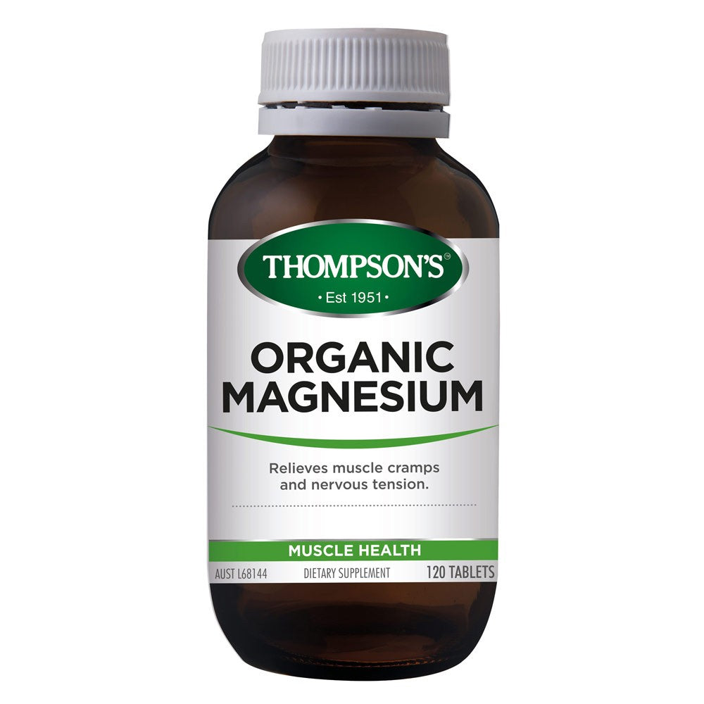 TN Organic Magnesium Tablets 120s