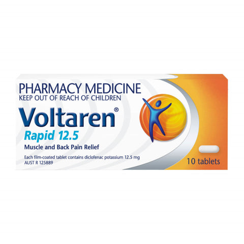 Voltaren Rapid 12.5mg Tabs 10s