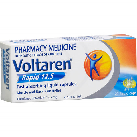 Voltaren Rapid 12.5mg Liq Caps 20s