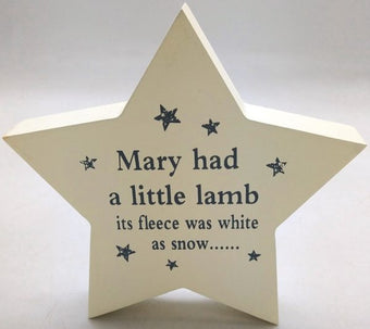 compare product Star mary had a little lamb 16cmx16cm