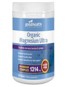 compare product GHP Magnesium Ultra Organic 120tab