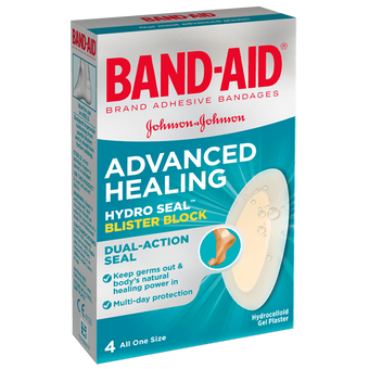 compare product BandAid Adv. Healing Blister 4pk
