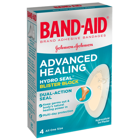 BandAid Adv. Healing Blister 4pk