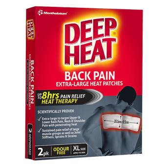 compare product Mentholatum Deep Heat Back Patch 2pk