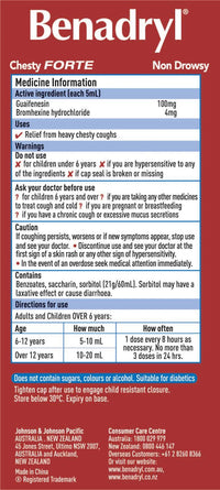 BENADRYL Chesty Forte 200ml
