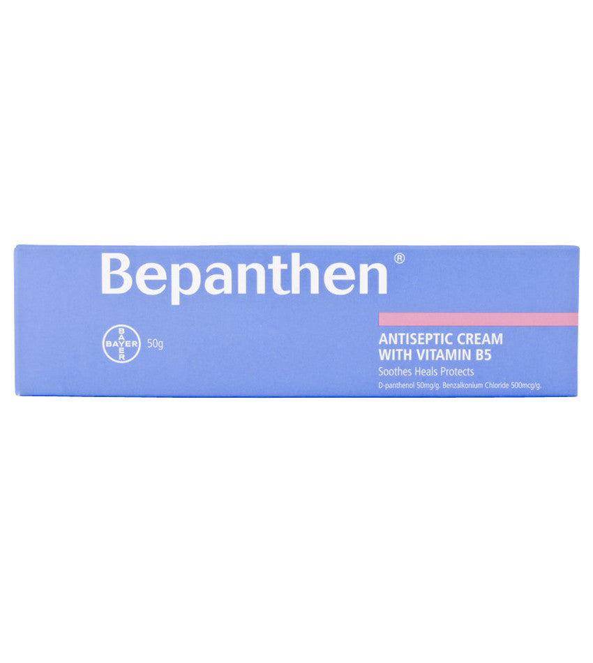 Bepanthen antiseptic cream 50g for cuts and wounds - Baillie & Lewis Pharmacy Invercargill