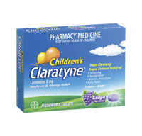 Claratyne Child Chw Grape Tab5mg 10s
