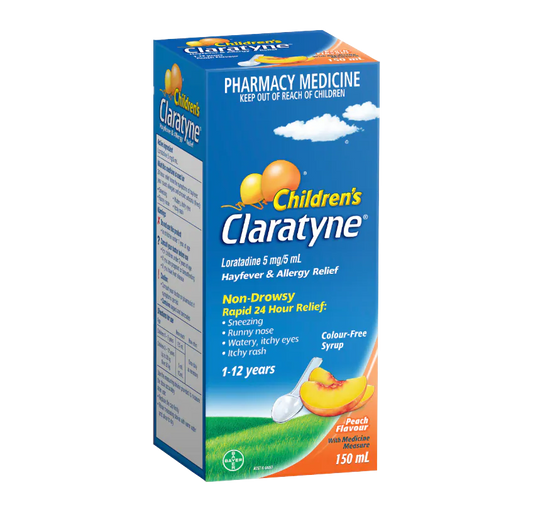 Claratyne Child Peach Syrup 100ml