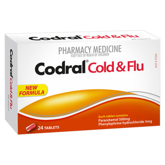 compare product Codral Cold and Flu Tablets 24s