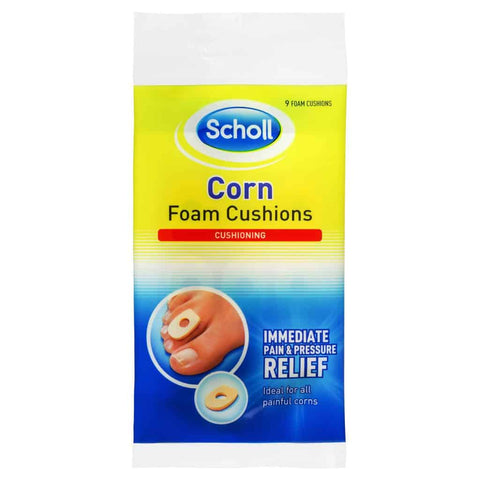 SCHOLL Corn Cushion Foam/Oval 9pk