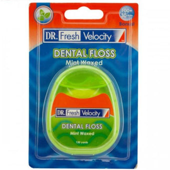 compare product DR FRESH Mint Floss Tear Drop 130yd