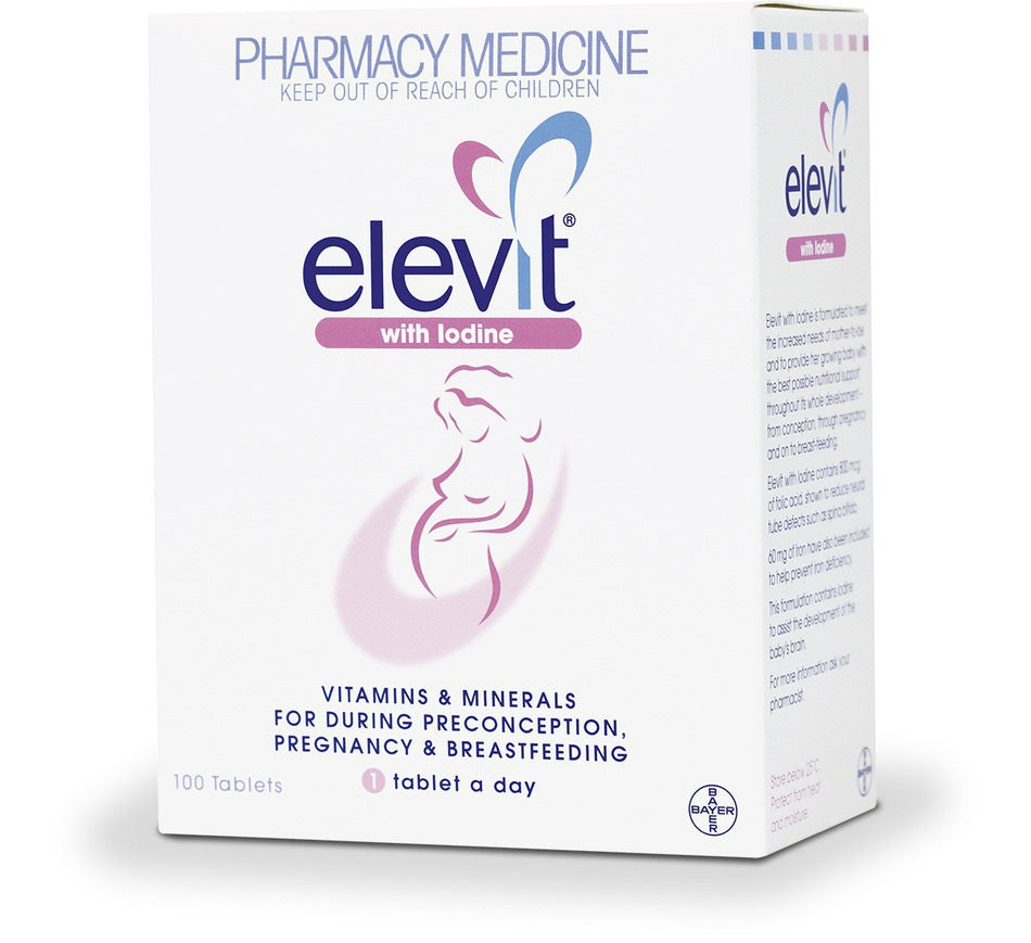 Elevit Iodine Preg Support 100s