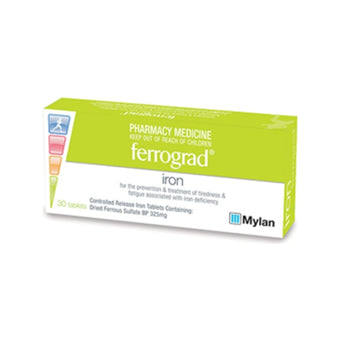 compare product FERROGRAD 325mg tabs 30s