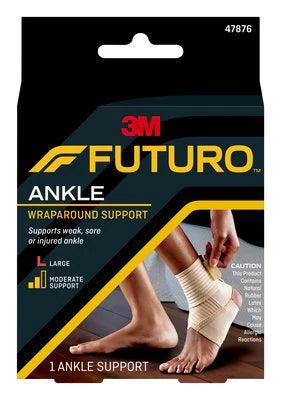 compare product FUTURO Wrap Around Ankle Supp. L