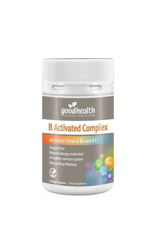 GHP B Activated Complex B vitamins tablets 30 pack for energy - Invercargill Pharmacy