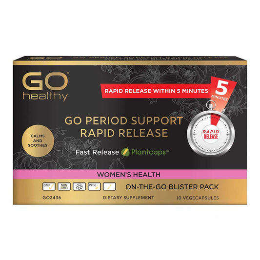 GO Period Supp Rapid Release 10vcaps