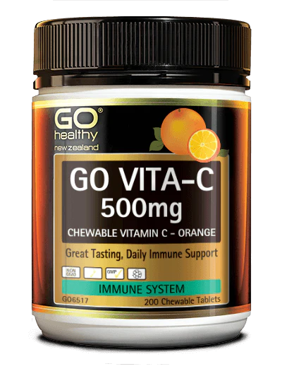 GO Vita-C 500mg Orange 100 Chew