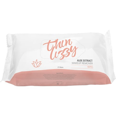 Thin Lizzy Makeup Remover Wipes 25s