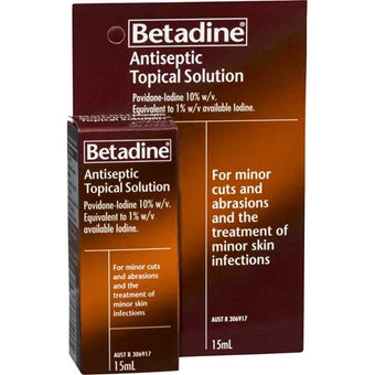 compare product BETADINE Antiseptic Top. Sol. 15ml