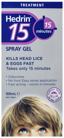 Hedrin Headlice Spray Gel 100ml